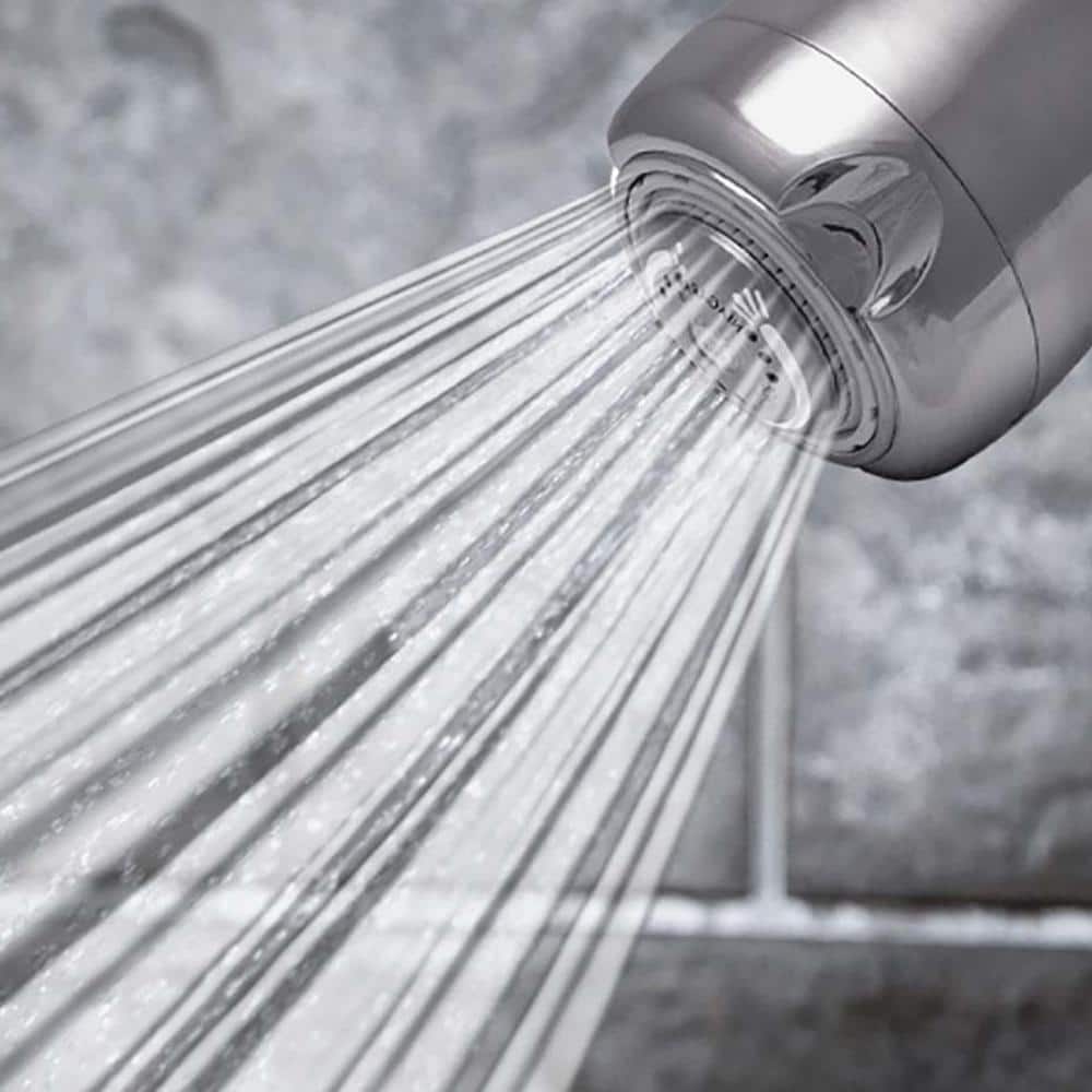 Brushed Nickel Adjustable Wall Mounted Shower Head