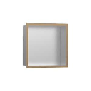 XtraStoris Individual 15 in. W x 15 in. H x 4 in. D Stainless Steel Shower Niche in Brushed Bronze