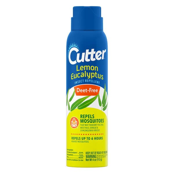 Cutter 4 oz. Lemon Eucalyptus Insect Repellent Aerosol