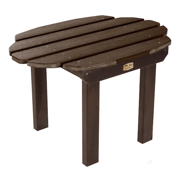 ELK OUTDOORS Essential Canyon Rectangular Recycled Plastic Outdoor Side Table