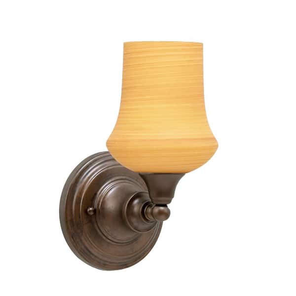 Unbranded Fulton 1-Light Bronze Wall Sconce