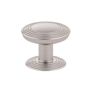 Marsala Collection 1-1/4 in. (32 mm) Brushed Nickel Transitional Cabinet Knob