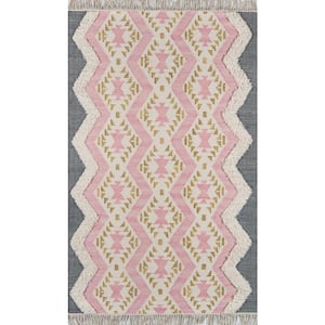 Indio Beverly Pink 7 ft. 6 in. x 9 ft. 6 in. Area Rug