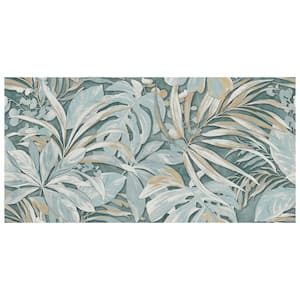 Parete Tropici Blue 5-7/8 in. x 7-7/8 in. Porcelain Floor and Wall Take Home Tile Sample