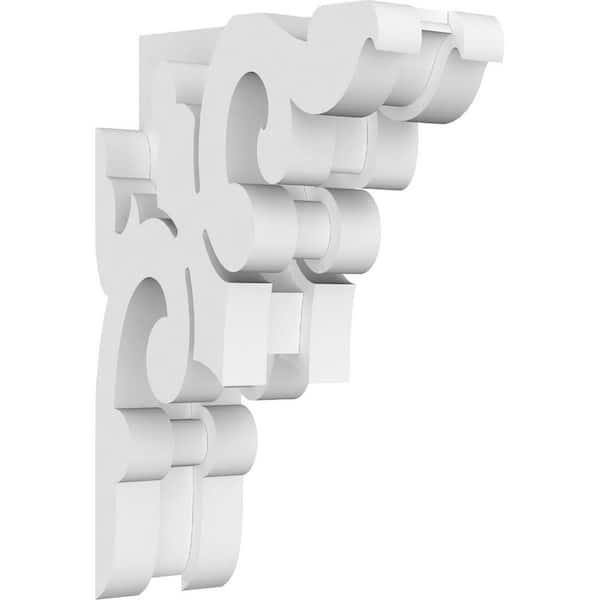 Ekena Millwork 1-7/8 in. x 6 in. x 4 in. PVC Milton Corbel