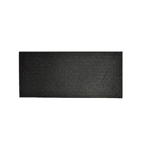 Secure Step-Black 8 in. x 24 in. Recycled Rubber Stair Tread (3-Pack)