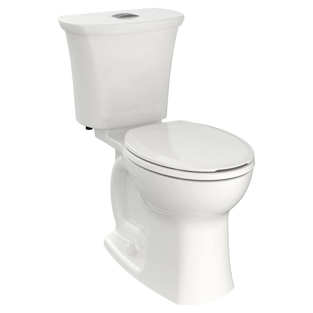 Edgemere White Round Dual Flush High Efficiency Toilet