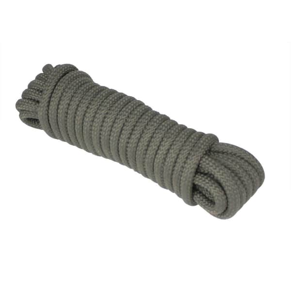 Extreme Max 16-Strand Diamond Braid Utility Rope - 5/8 in. x 100 ft., OD  Green 3008.0442 - The Home Depot