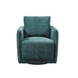 Paloma Green Upholstered 360 Degree Swivel Armchair