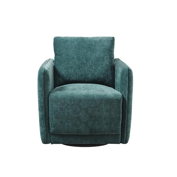 Madison Park Paloma Green Upholstered 360 Degree Swivel Armchair