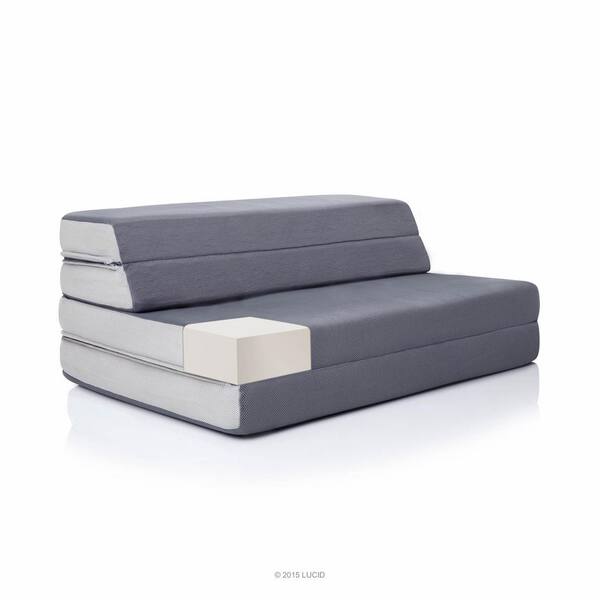 Lucid Comfort Collection 4in. Medium Foam Tight Top King Mattress