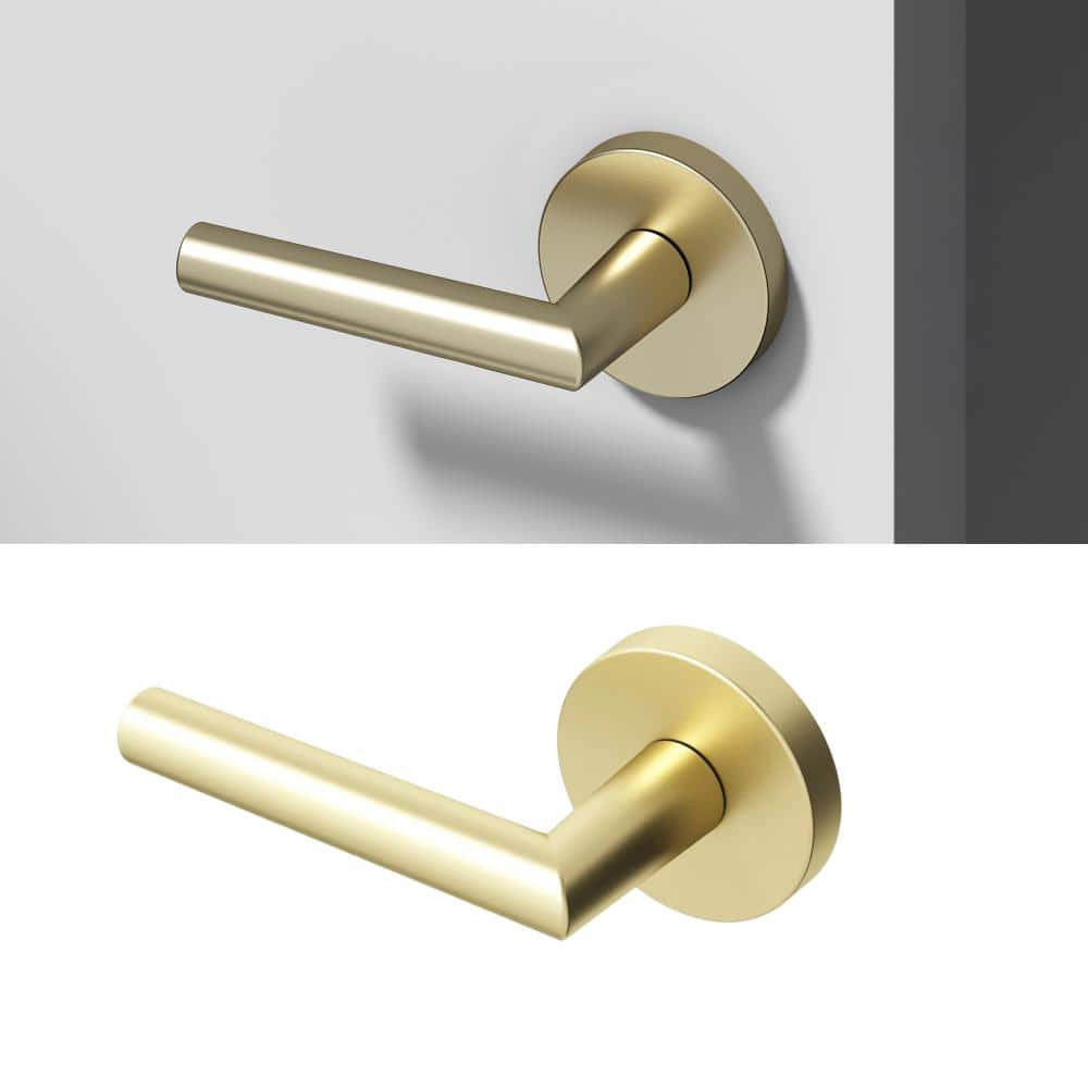 Stark Metal Brushed Champagne Gold Dummy Door Handle with Round Rosette price history on PriceWatchPro