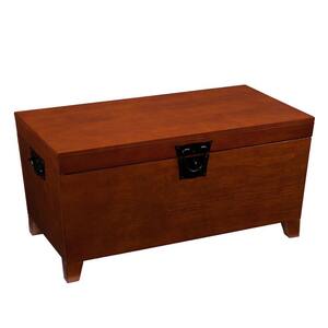 Mission 38 in. Oak Medium Rectangle Wood Coffee Table with Lift Top