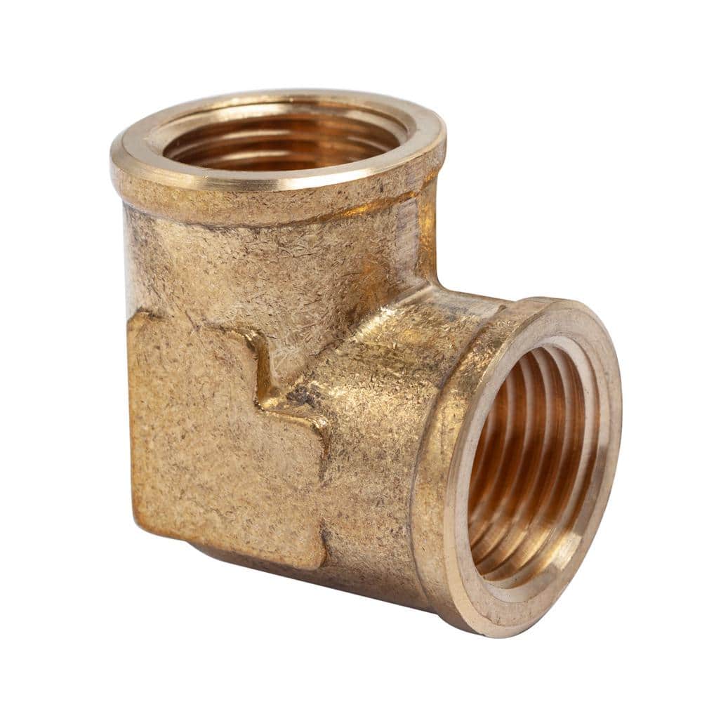 1/2 in. FIP Brass Pipe 90° Elbow Fitting (5-Pack) price history on PriceWatchPro