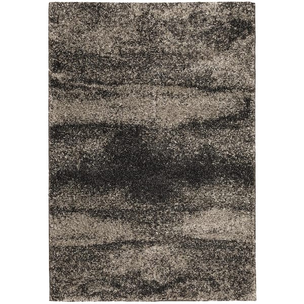 Home Decorators Collection Stormy Charcoal 10 ft. x 12 ft. Abstract Area Rug