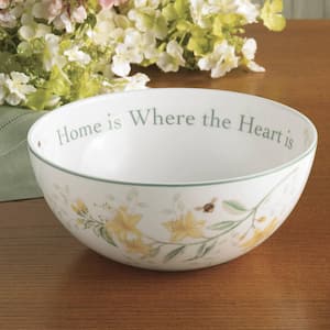 Butterfly Meadow "Hope Is" 7.25 in. Dia 38 oz. Multi Color Sentiment Bowl