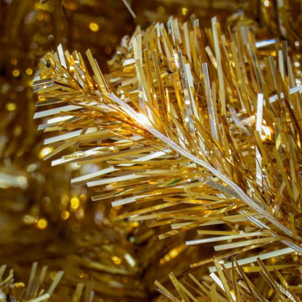 National Tree Company 10 ft. Pre-Lit Christmas True Gold Metallic