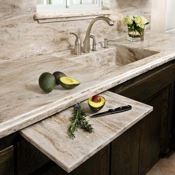 Solid Surface Countertop Sample, How To Cover Corian Countertops