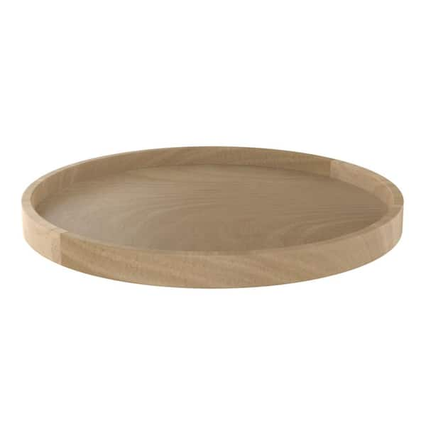 Rev-A-Shelf 1-Shelf Natural Maple Wood 18 in. Lazy Susan Wooden Circle ...