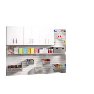 Modular Wall Mounted Craft Storage Set with Accessories in White (3-Piece)