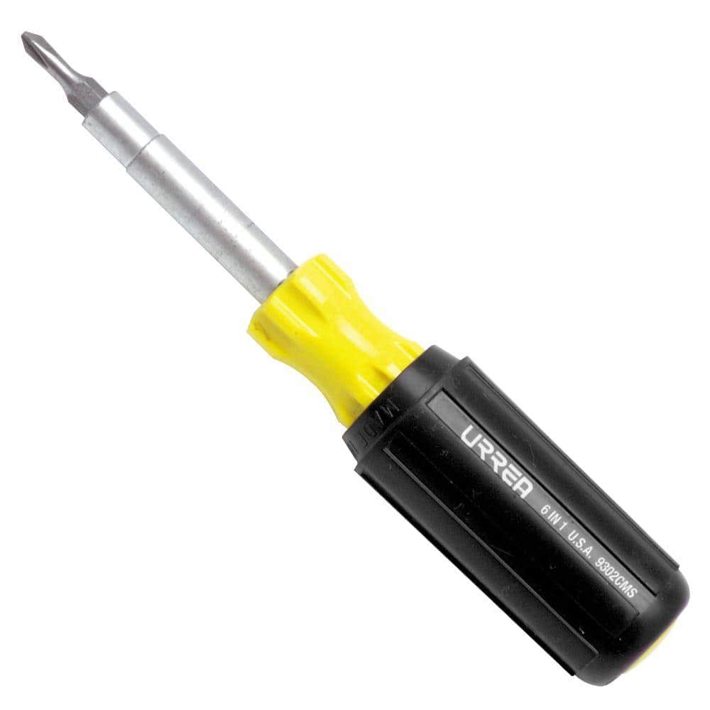 UPC 660731622324 product image for 6-In-1 Screwdriver With 1/4 in. Flat, Phillips, And Hex Tips | upcitemdb.com