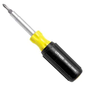 6-In-1 Screwdriver With 1/4 in. Flat, Phillips, And Hex Tips