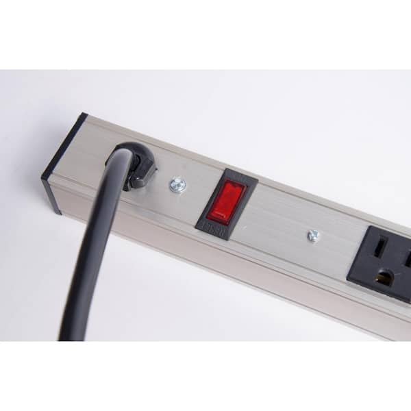 Inland 03198 12 Outlet Aluminum Power Strip