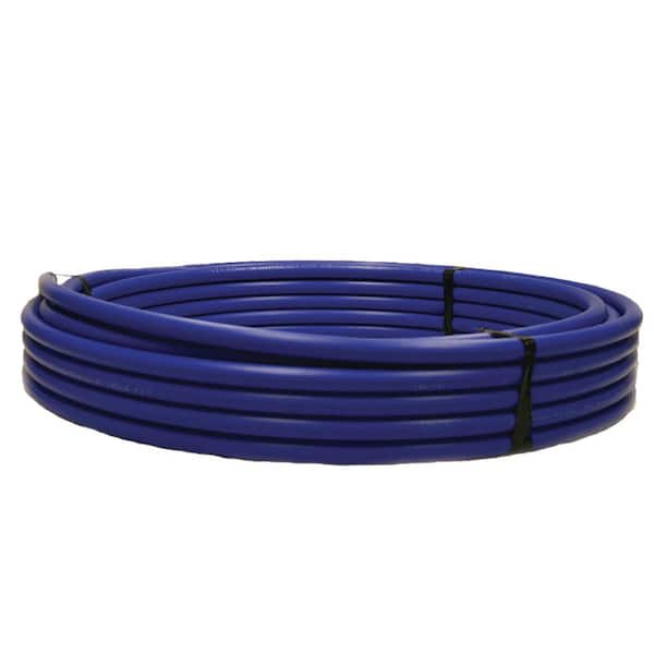 Photo 1 of 1 in. x 100 ft. 250 psi Polyethylene Potable Pressure Pipe in Blue