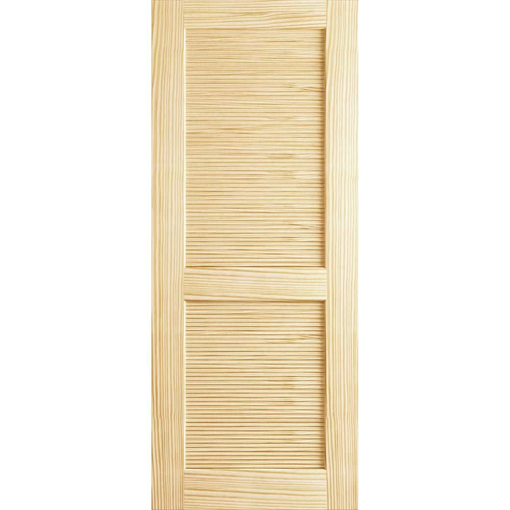 28 in. x 96 in. Classic Louver/Louver Solid Wood Clear Pine Interior Door Slab price history on PriceWatchPro