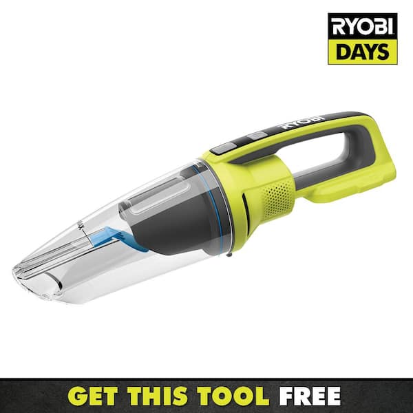 RYOBI ONE+ 18V Cordless Wet/Dry Hand Vacuum (Tool Only)