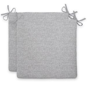 Portico Grey Square Outdoor Seat Cushion (2-Pack)