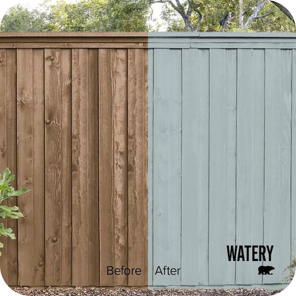 1 gal. #HDC-CT-26 Watery Solid Color House and Fence Exterior Wood Stain