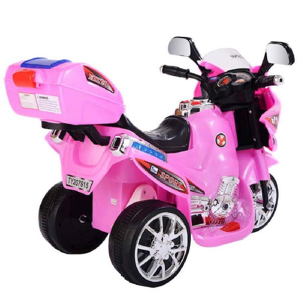 Aosom Kids Electric Motorcycle Ride On Toy 6V Battery Powered Electric  Trike Toys for 3-6 Years Old, Red