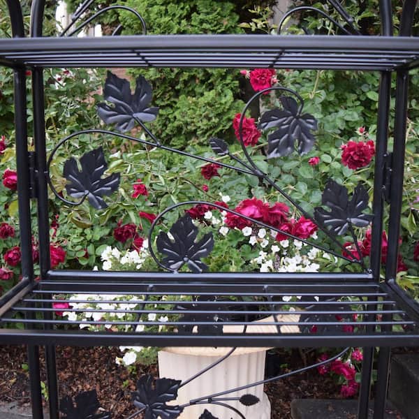 Bakers Rack Sun Valley HD5306-BK - The Home Depot