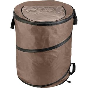 46-Gallon Pop Up Trash Can, Beige