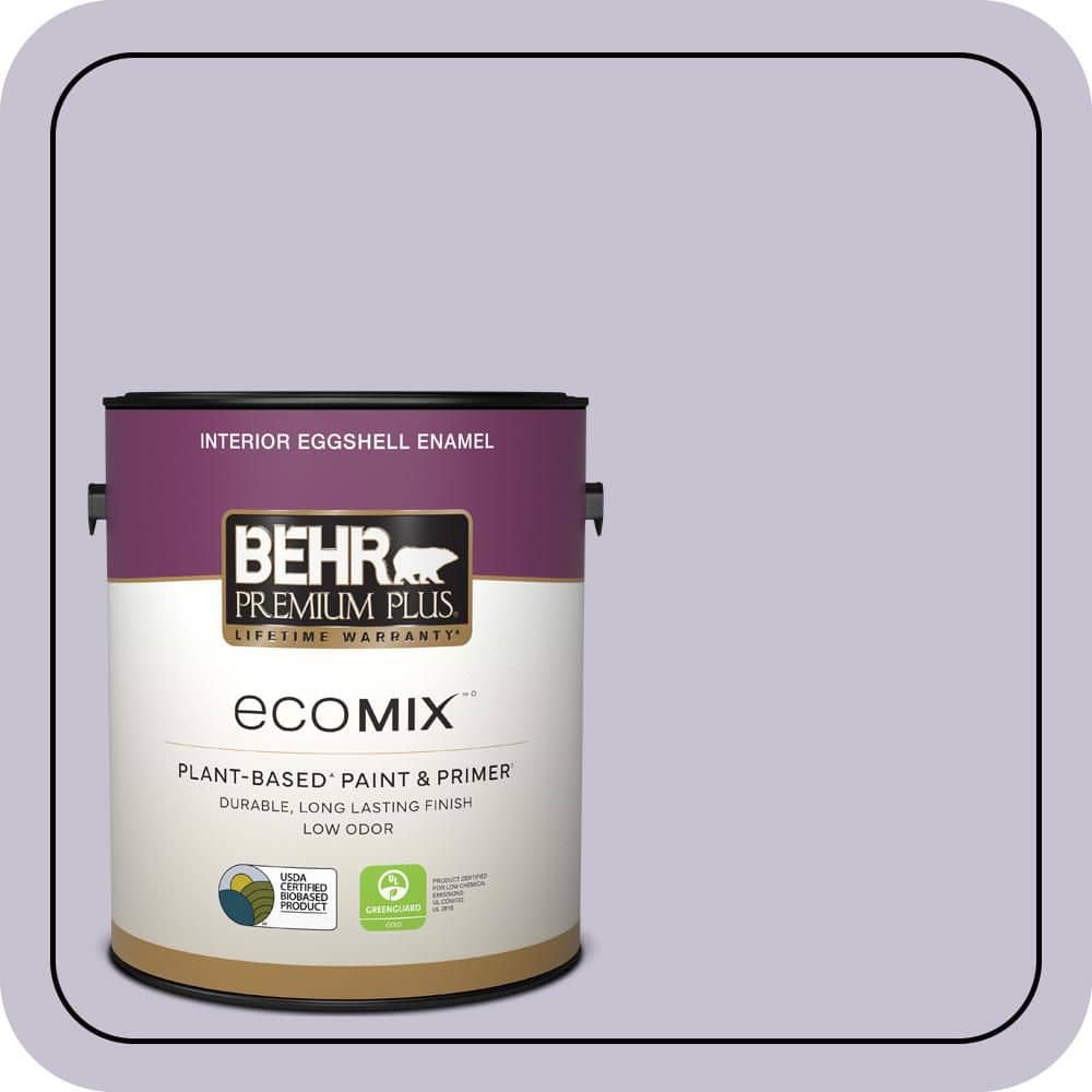 1 gal. #ICC-44 Lavender Bouquet Eggshell Enamel EcoMix Plant-Based Interior Paint & Primer price history on PriceWatchPro