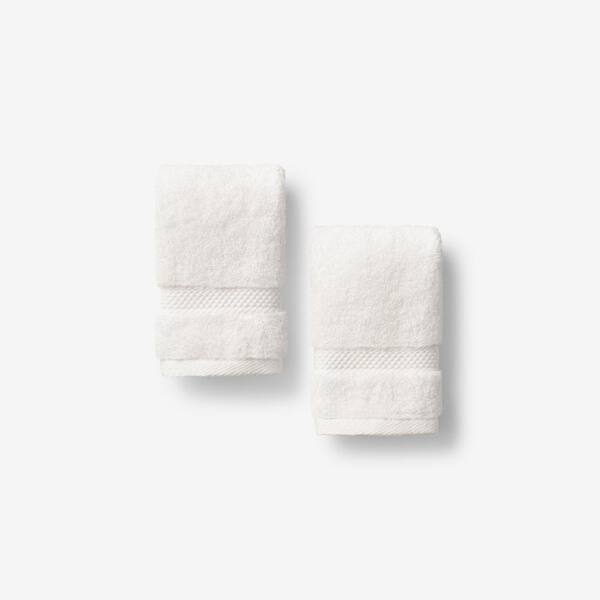 The Company Store Legends Sterling Vanilla Solid Supima Cotton Wash Cloth (Set of 2)