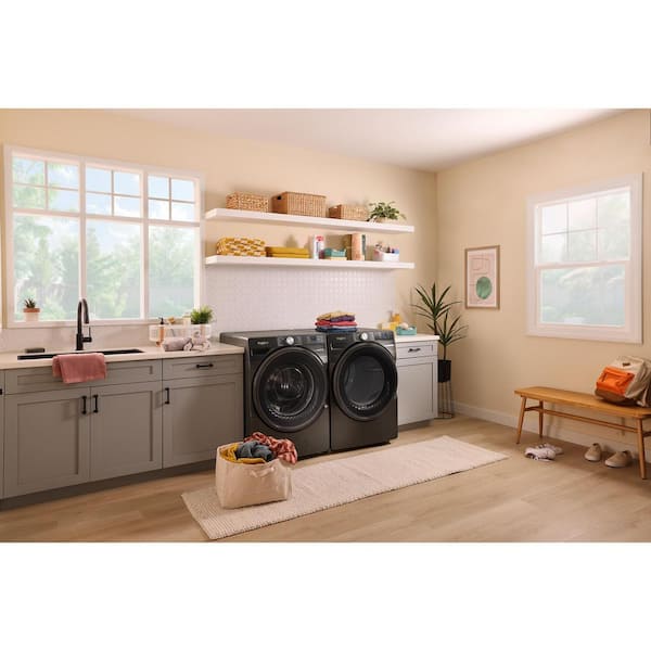 Whirlpool Front Load Washer (WFW5720RU) - Volcano Black Whirlpool Front Load Washer (WFW5720RU) - Volcano Black