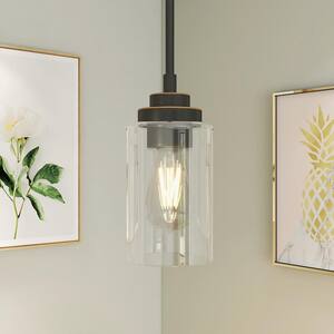 1-Light Modern Indoor Hanging Light Fixtures Industrial Pendant Lights