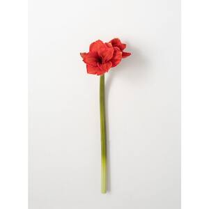 28 in. Red Artificial Amaryllis Stem