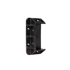 2 in. x 4 in. Privacy Fence/Wall Brackets Fits Standard railings Reinforced Black Polypropylene (112-Pieces)