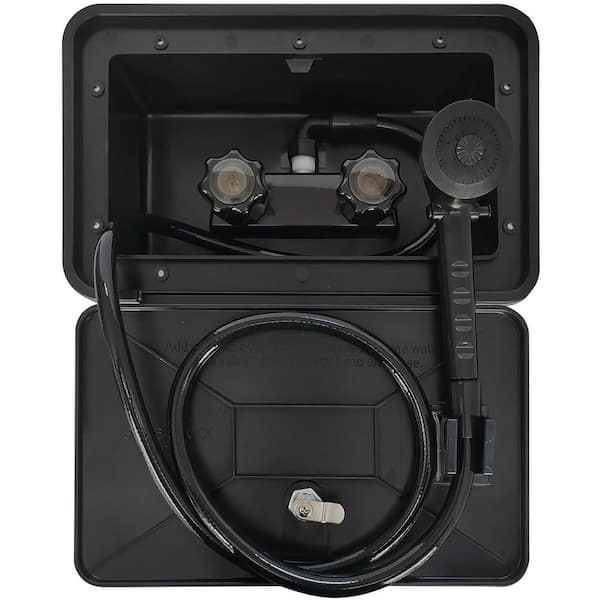 Outdoor Faucet Covers Winter Freeze Protection, Insulated Hose, Water Spigot Cover with Reflective Strip 6.7 x 9.5