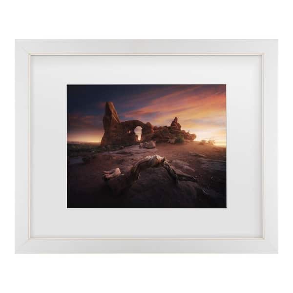 Trademark Fine Art Juan Pablo De Roots of Arches Matted Framed Photography Wall Art 18 in. x 22 in.