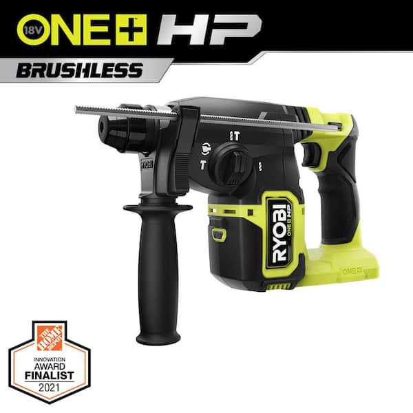 RYOBI ONE+ HP 18V Brushless Cordless 1 in. SDS-Plus Rotary Hammer Drill (Tool Only)