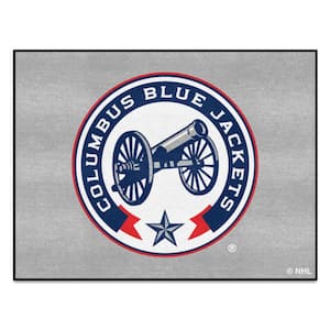 Columbus Blue Jackets Gray All-Star Rug  34 in. x 42.5 in.