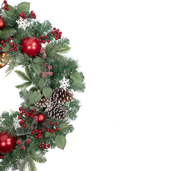✳︎ベル付き✳︎christmas wreathe④ Amazon.com: Chuangdi Christmas Wooden Bead Garland Wreath, 39