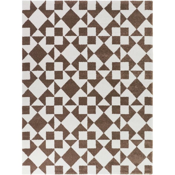 Jaxon Rust/Cream 8 ft. x 10 ft. Area Rug