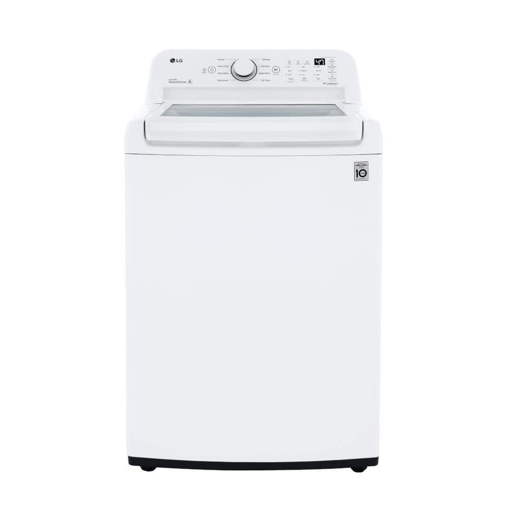 4.5 Cu. Ft. Top Load Washer in White with Impeller, NeveRust Drum and TurboDrum Technology