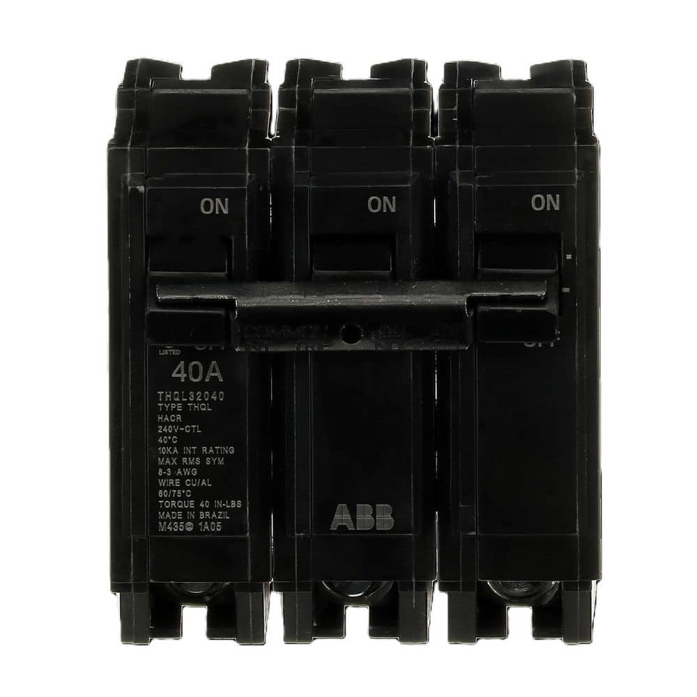 40 Amp 1 in. 3-Pole Circuit Breaker (THQL32040A) price history on PriceWatchPro