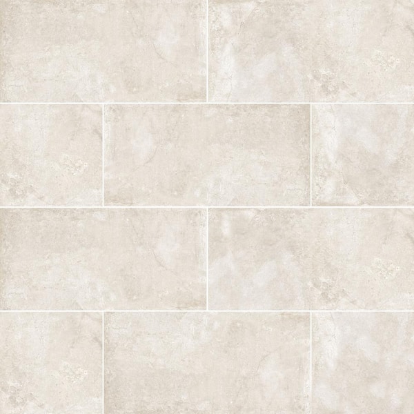 MSI Soreno Ivory 24 in. x 48 in. Matte Porcelain Floor And Wall Tile (16 sq.ft./Case)